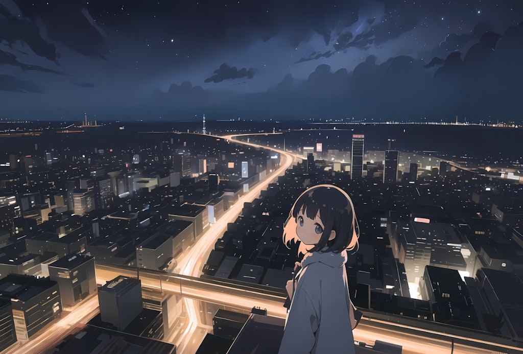 都会の夜景