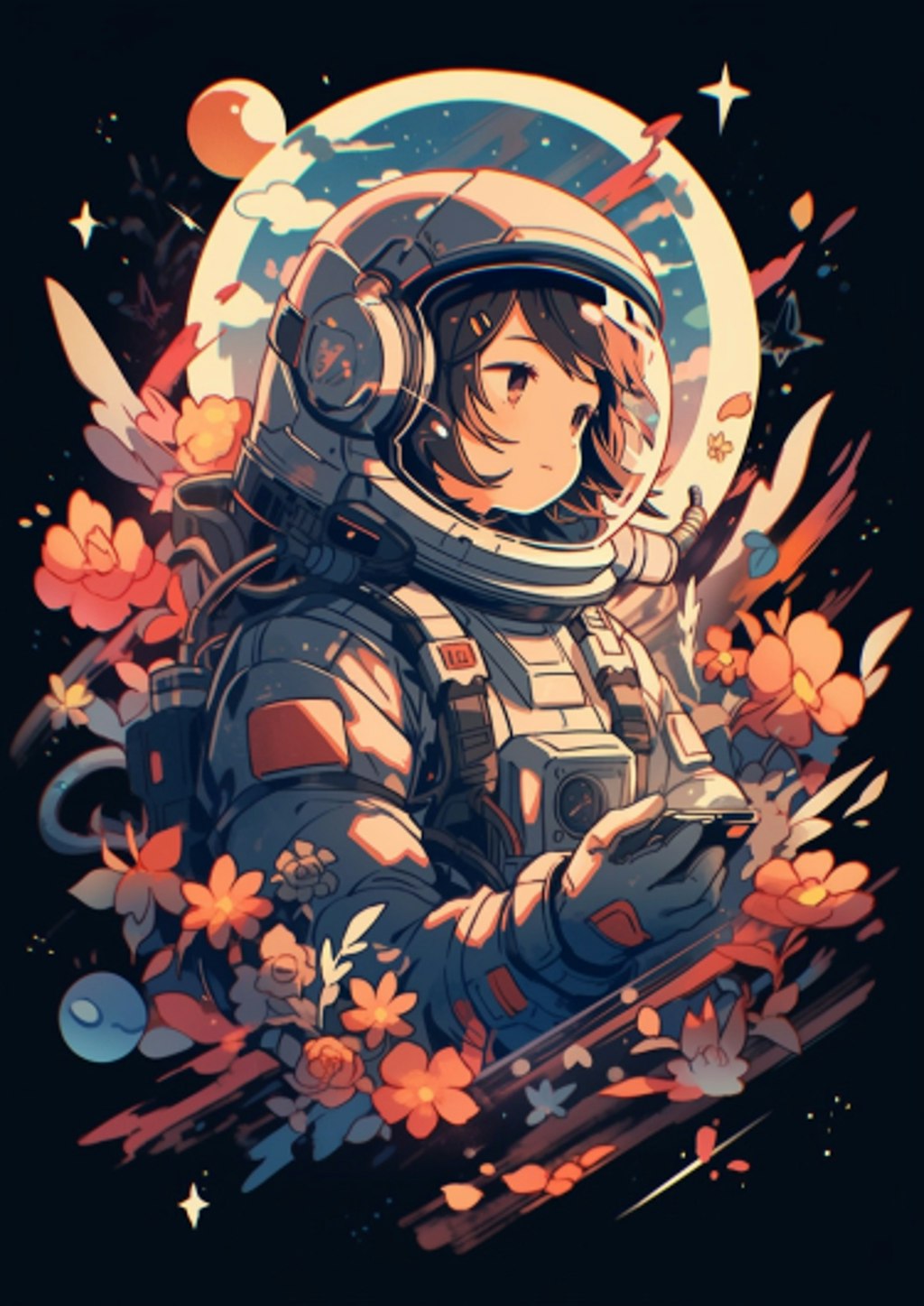 花咲き宇宙飛行士