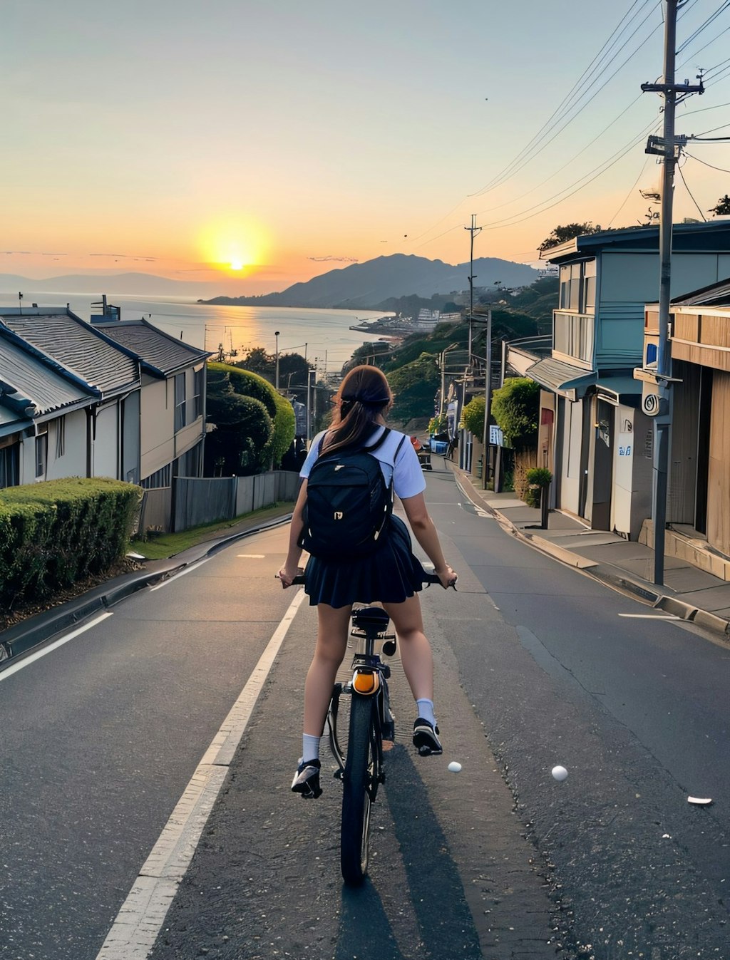 5時半の夕焼け