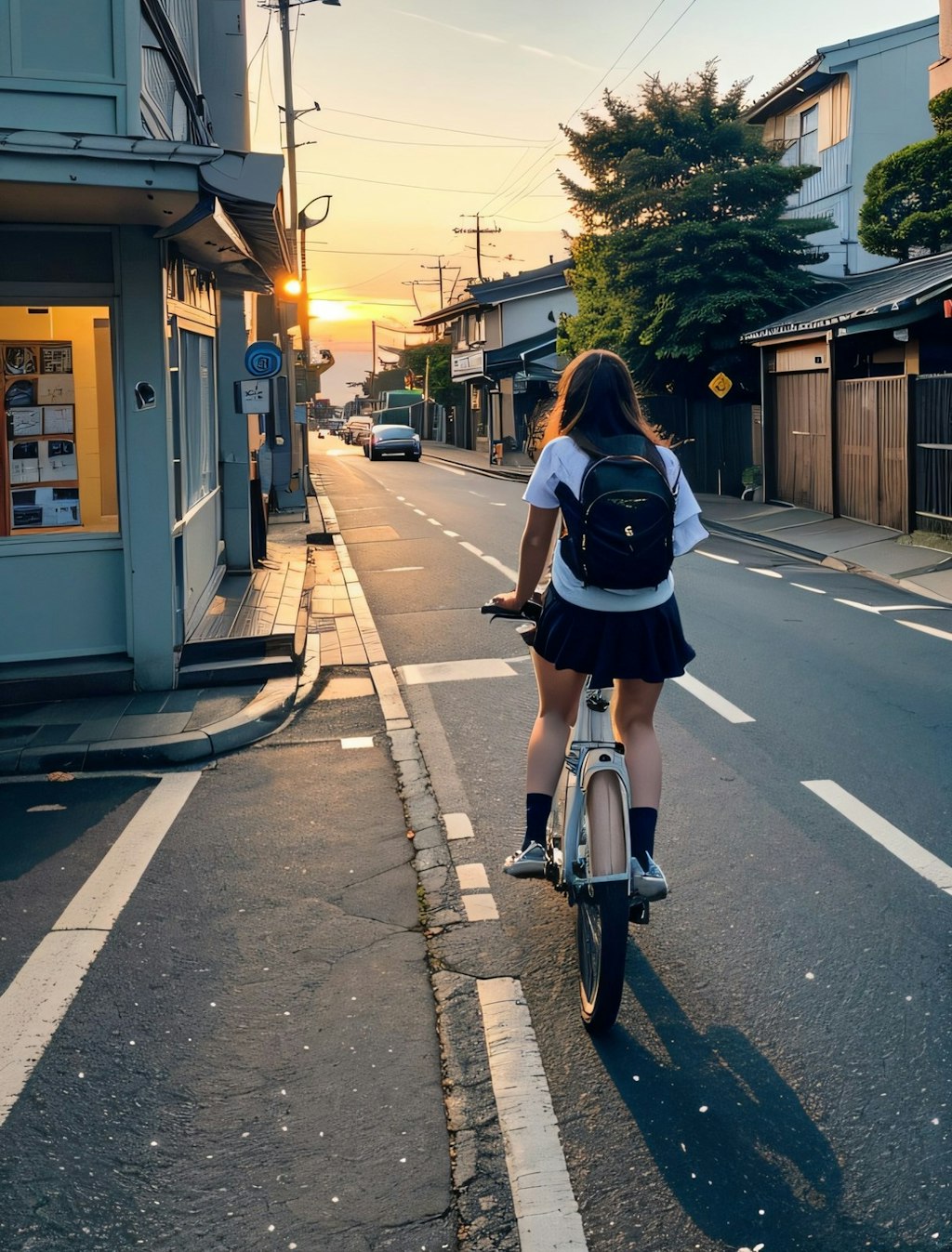 5時半の夕焼け