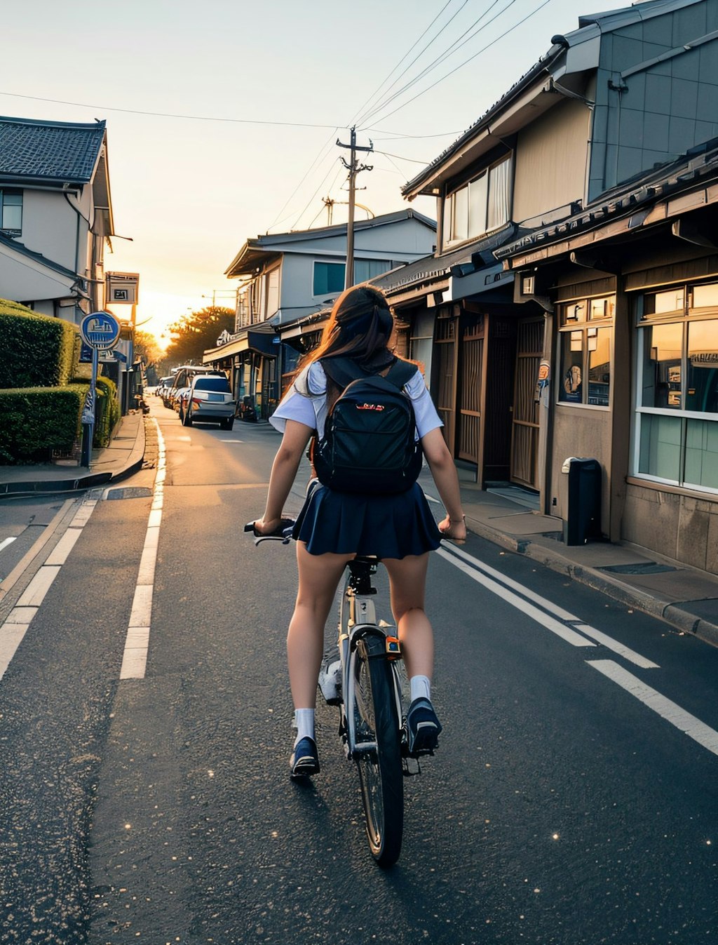 5時半の夕焼け