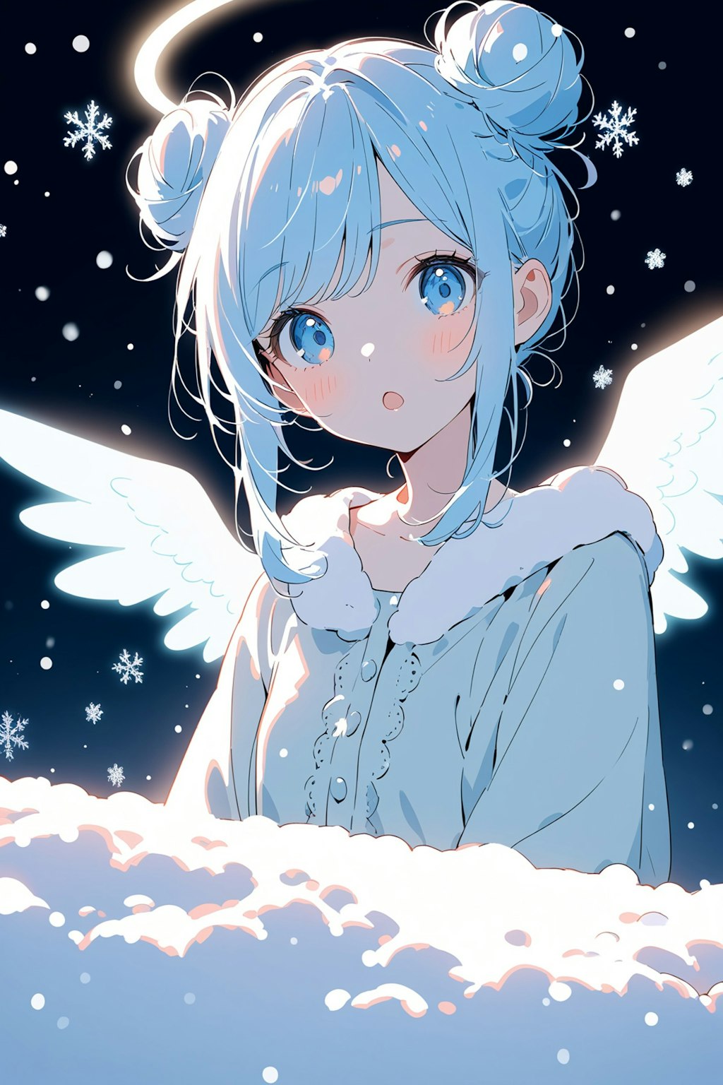 雪の天使ちゃん