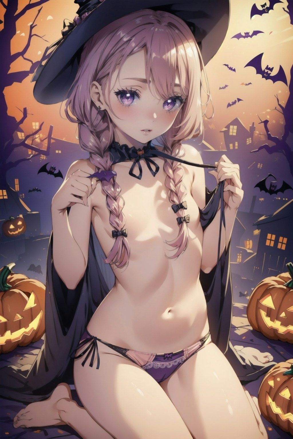 ハロウィンの悪戯少女