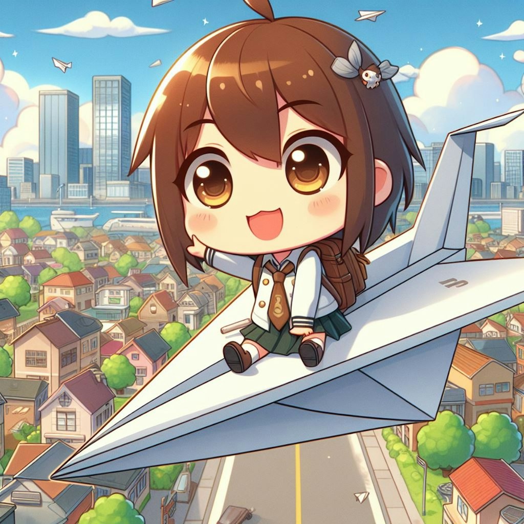 紙飛行機ちゃん