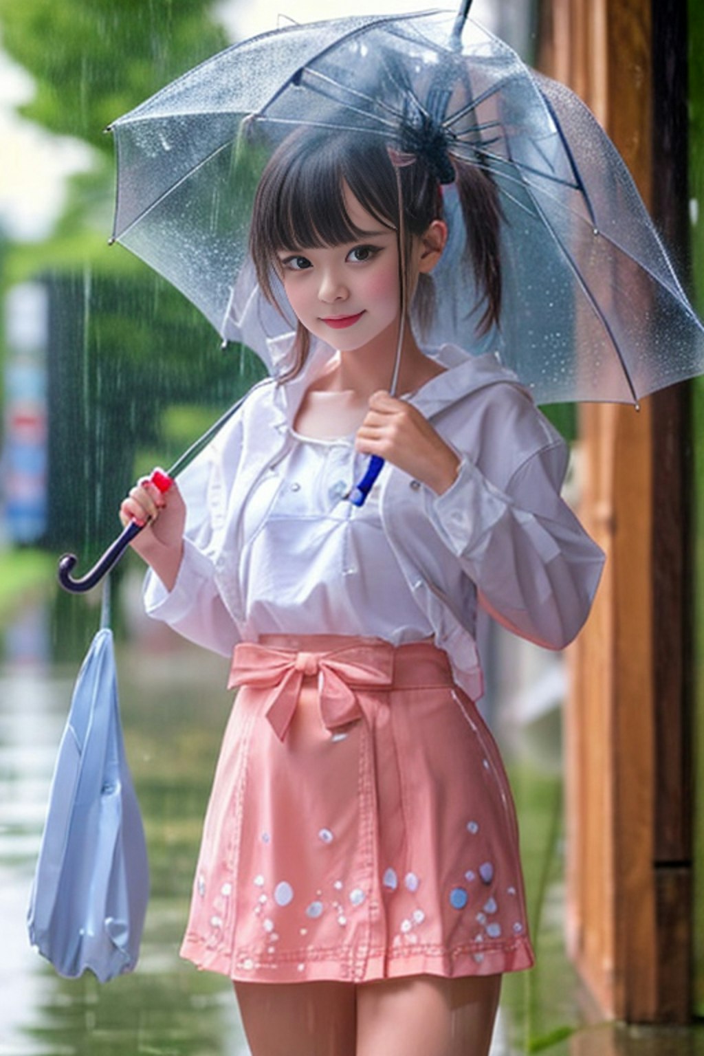 雨だったから最初から・・