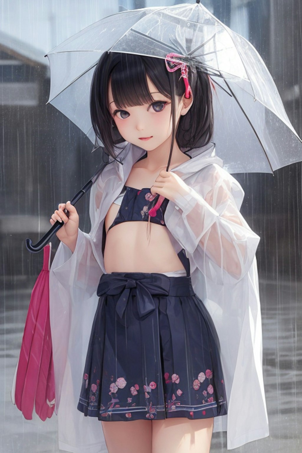 雨だったから最初から・・