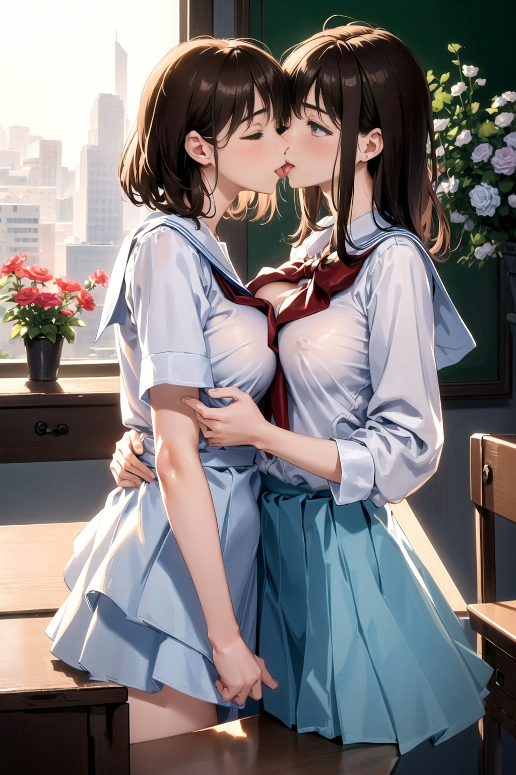 百合 ディープキス