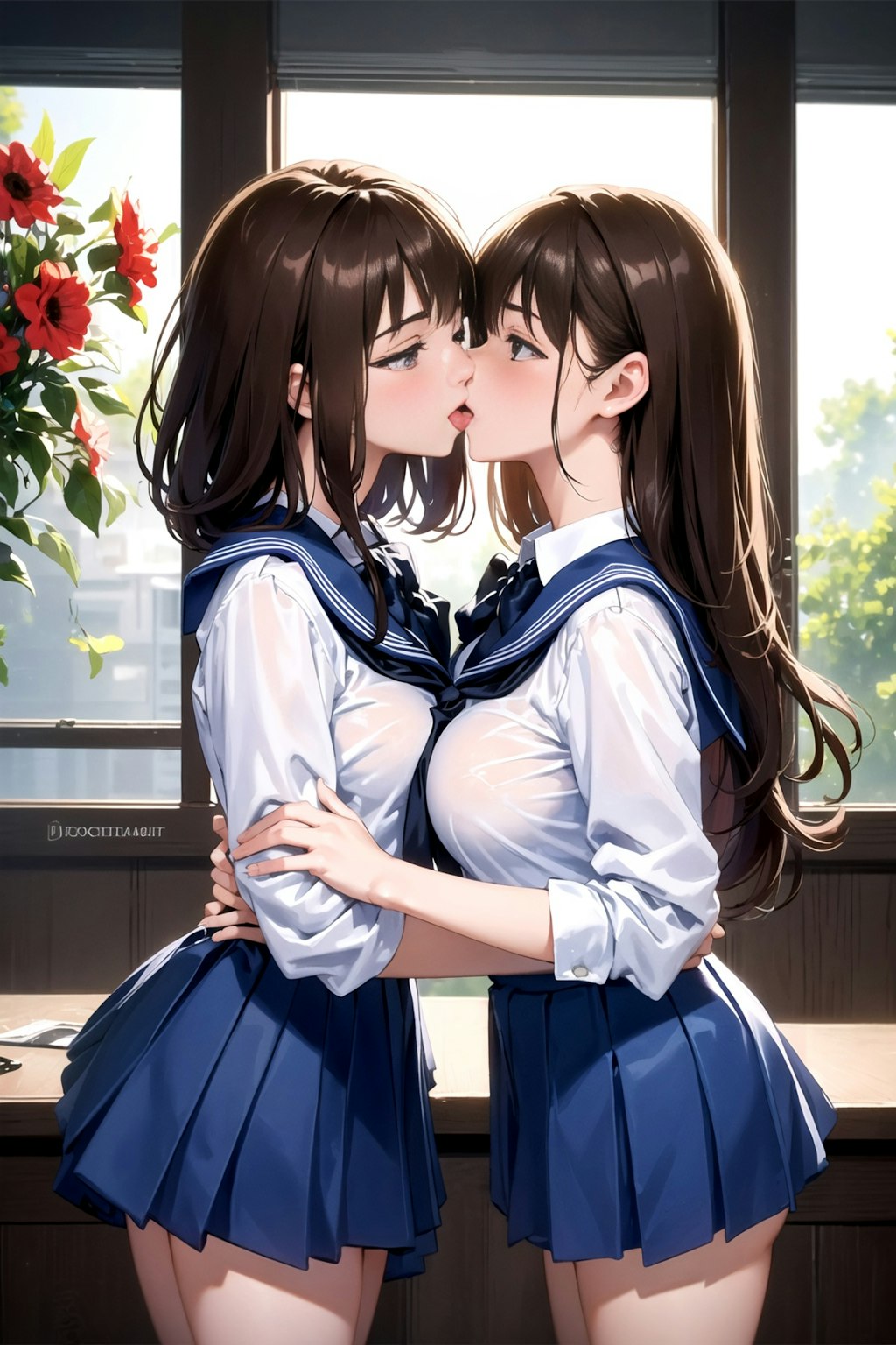 百合 ディープキス