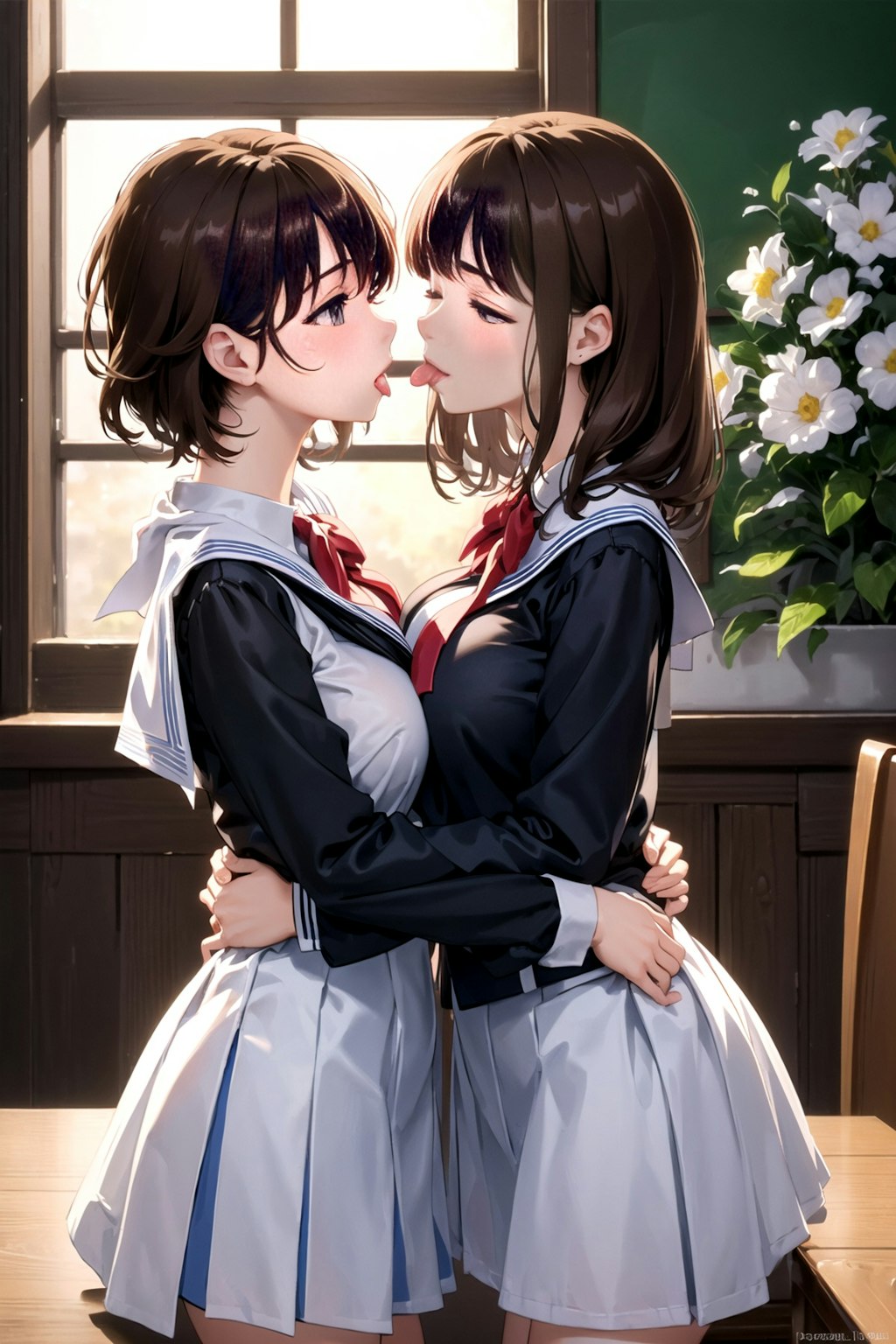 百合 ディープキス