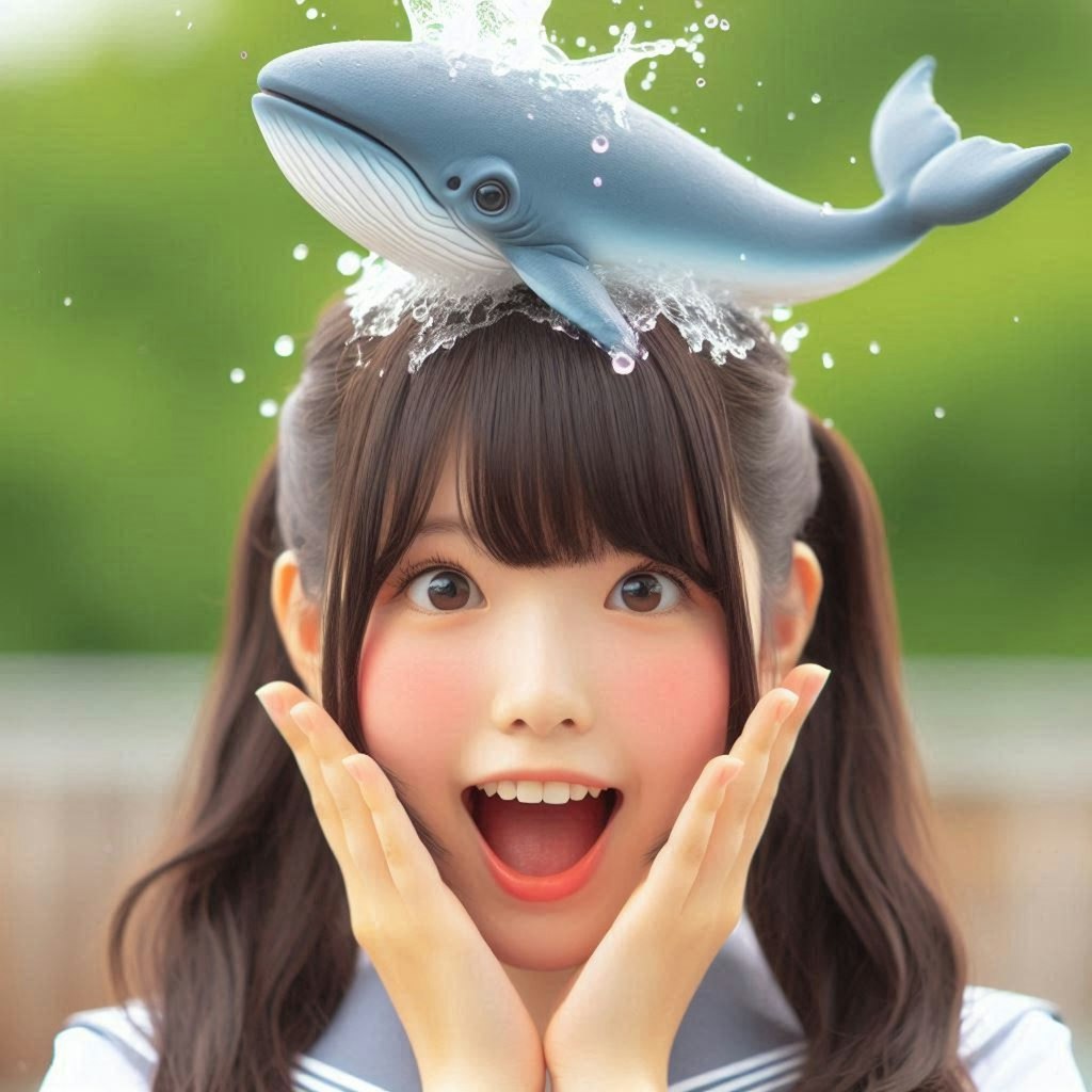 頭の上でクジラ飼ってる子ちゃん