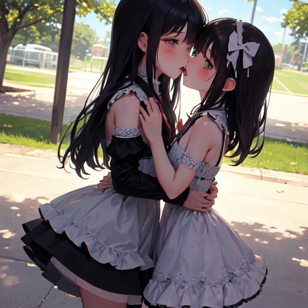 百合キス