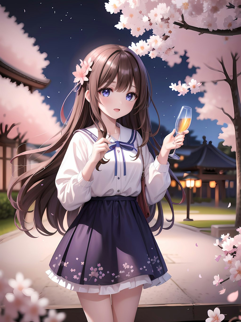 夜桜