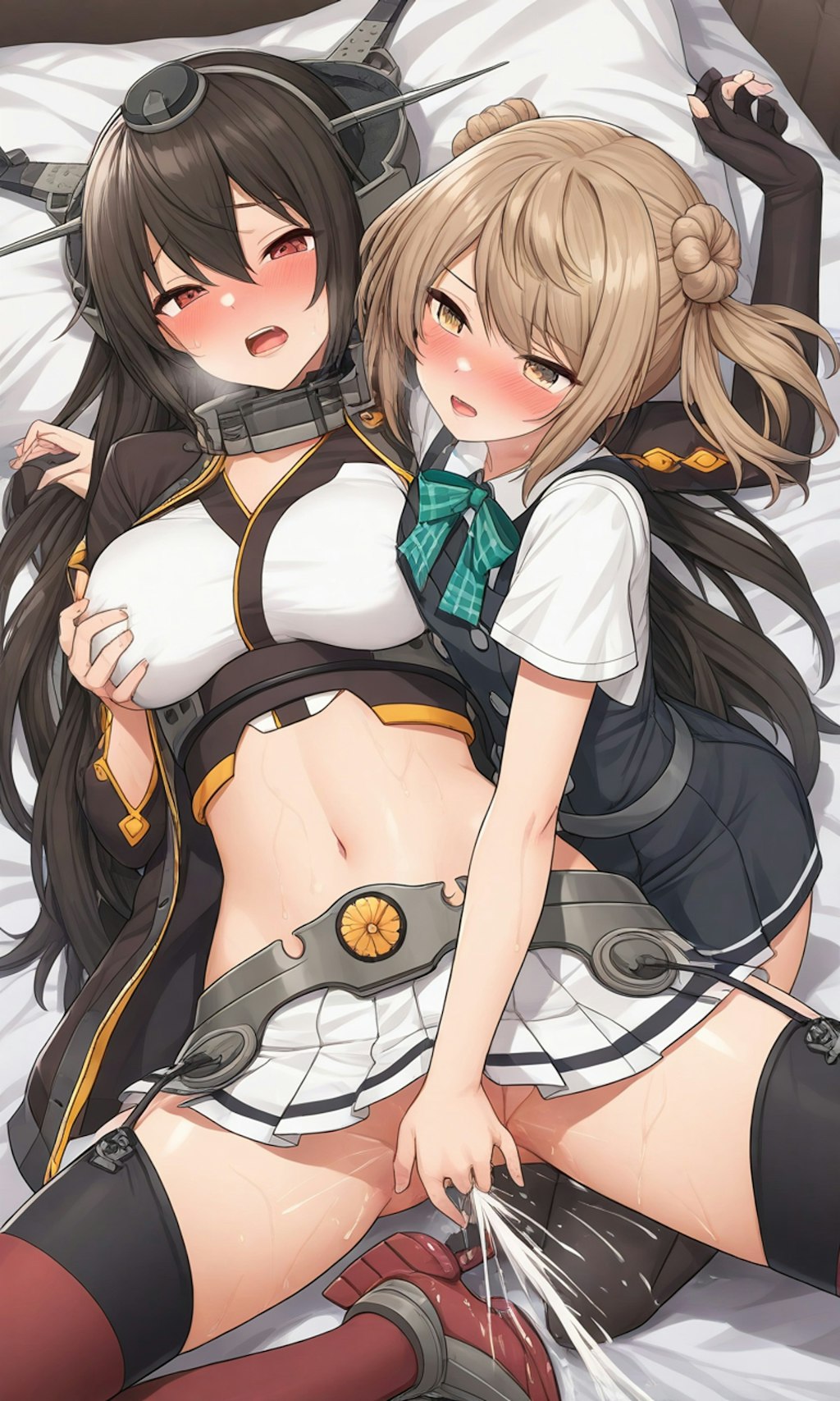 駆逐艦にイカされる長門さん