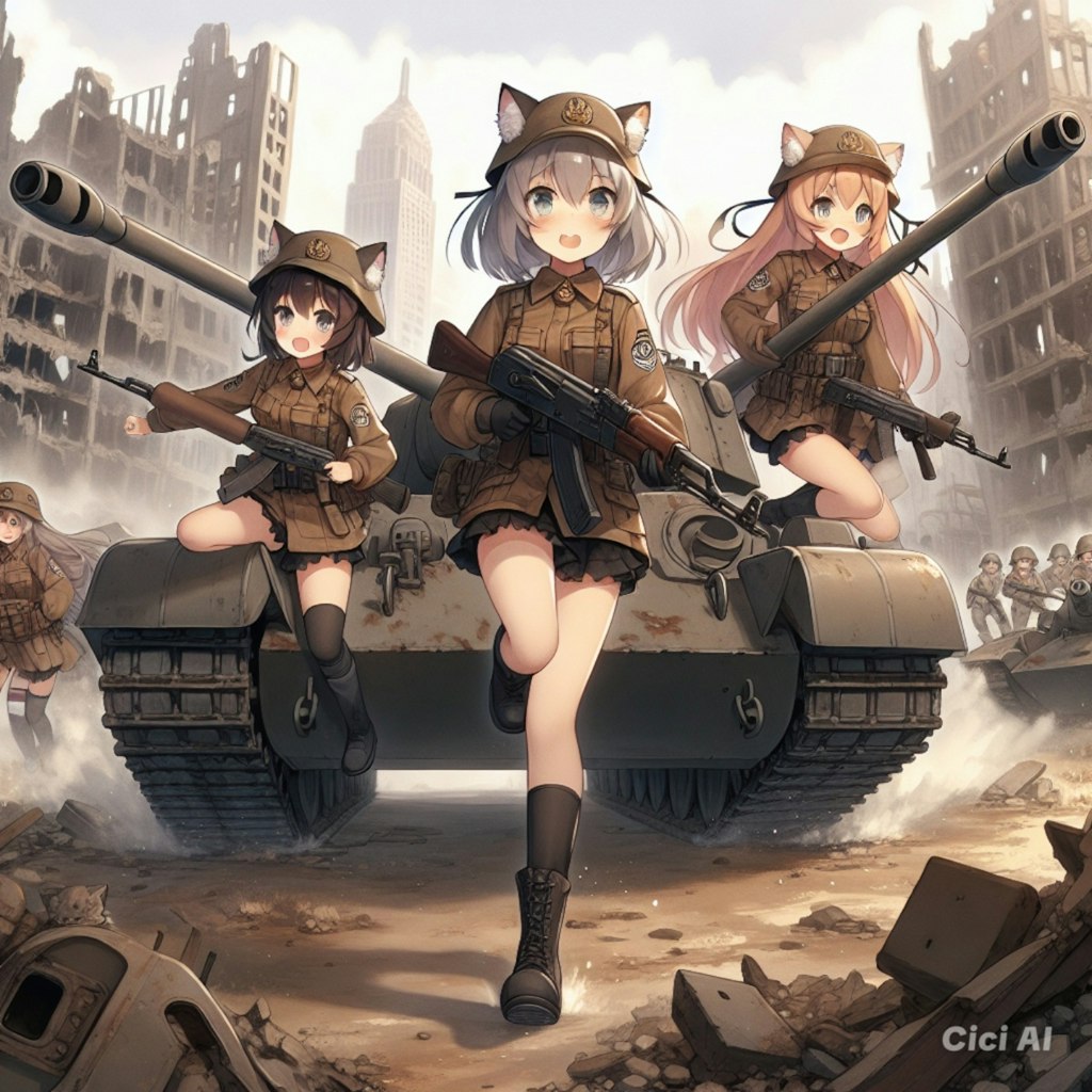 GC戦 アミガルズ 戦車とともに進撃にゃ！