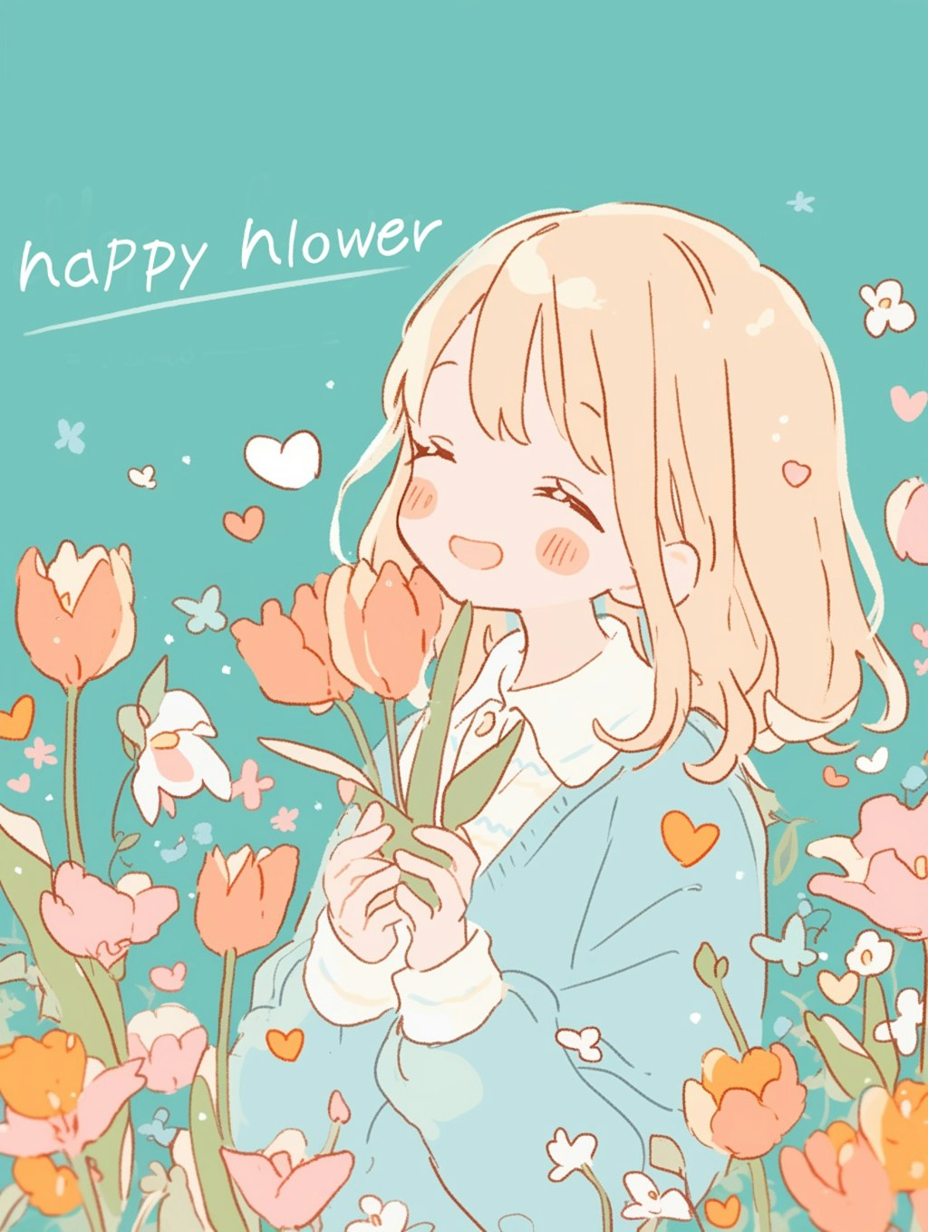 happy flower