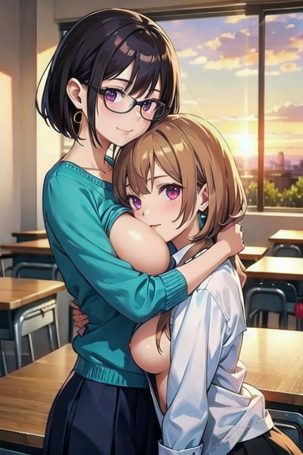 ありそうで無かった、先生と生徒の百合👩‍❤️‍💋‍👩