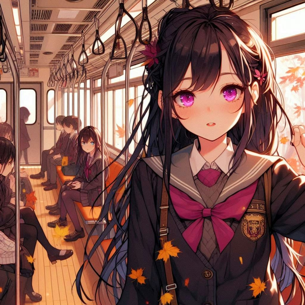 列車の旅に出た、うちの子＊その1(12枚)