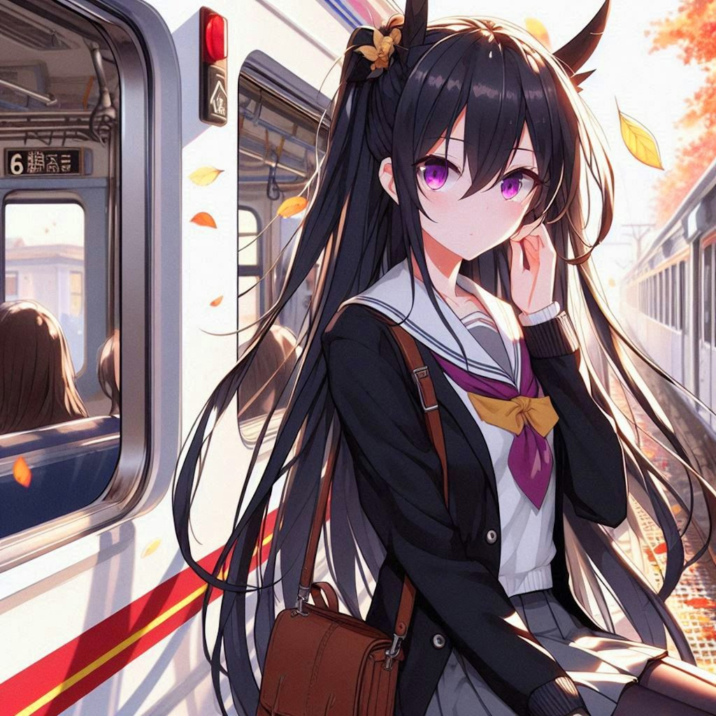 列車の旅に出た、うちの子＊その1(12枚)