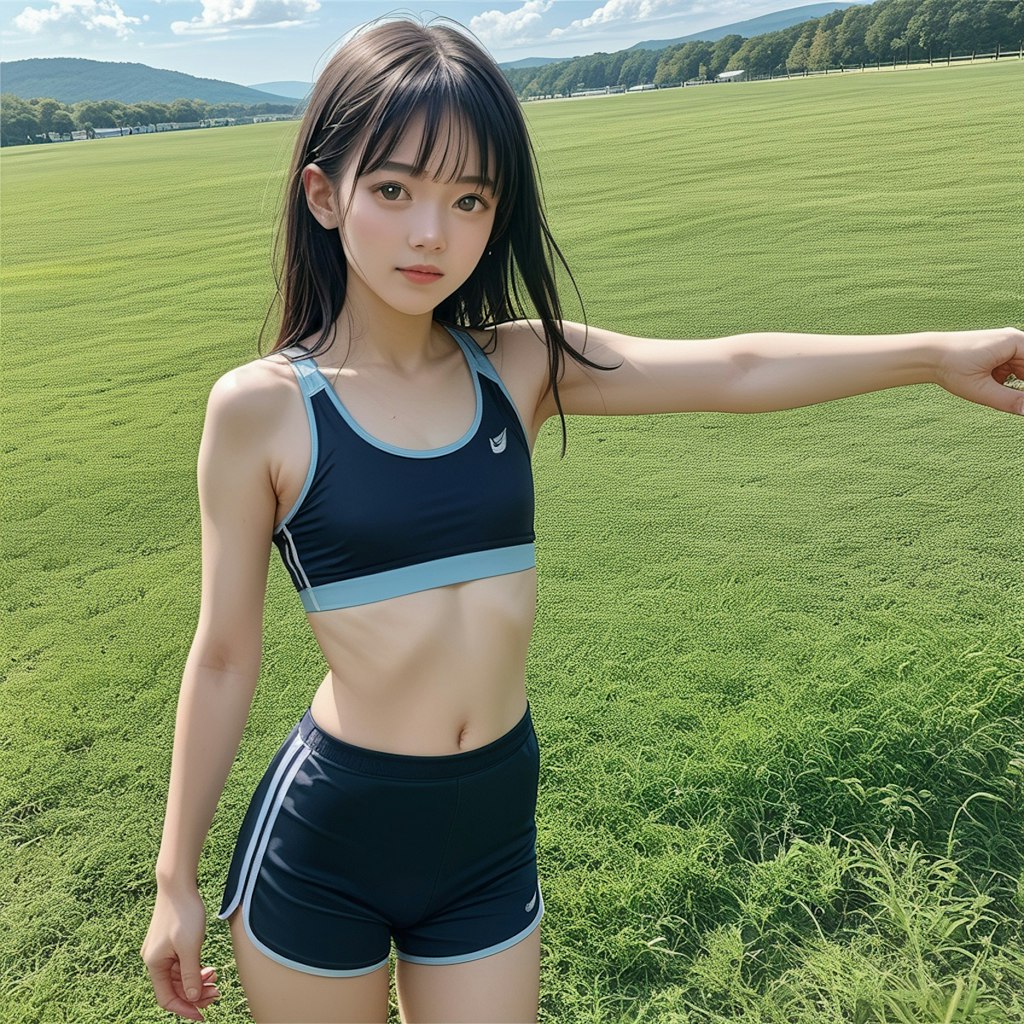 スポーツ女子　アオイちゃん