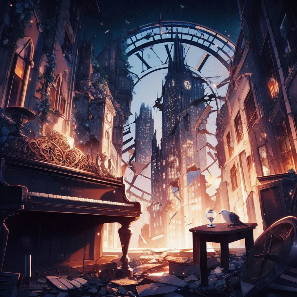 こわれた時計とピアノの街