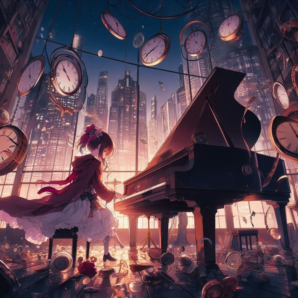 こわれた時計とピアノの街