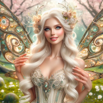 春の訪れを祝う妖精の女王