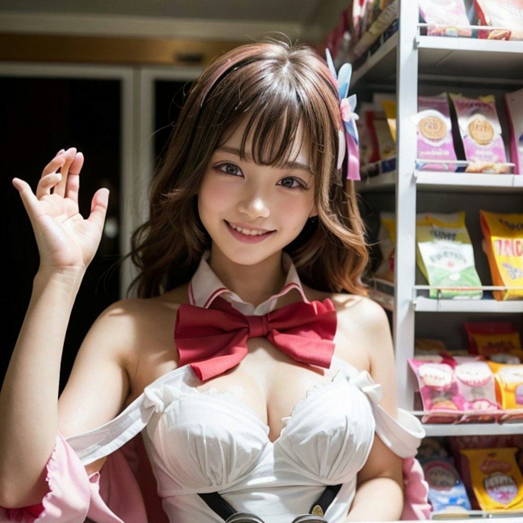 駄菓子屋の看板娘