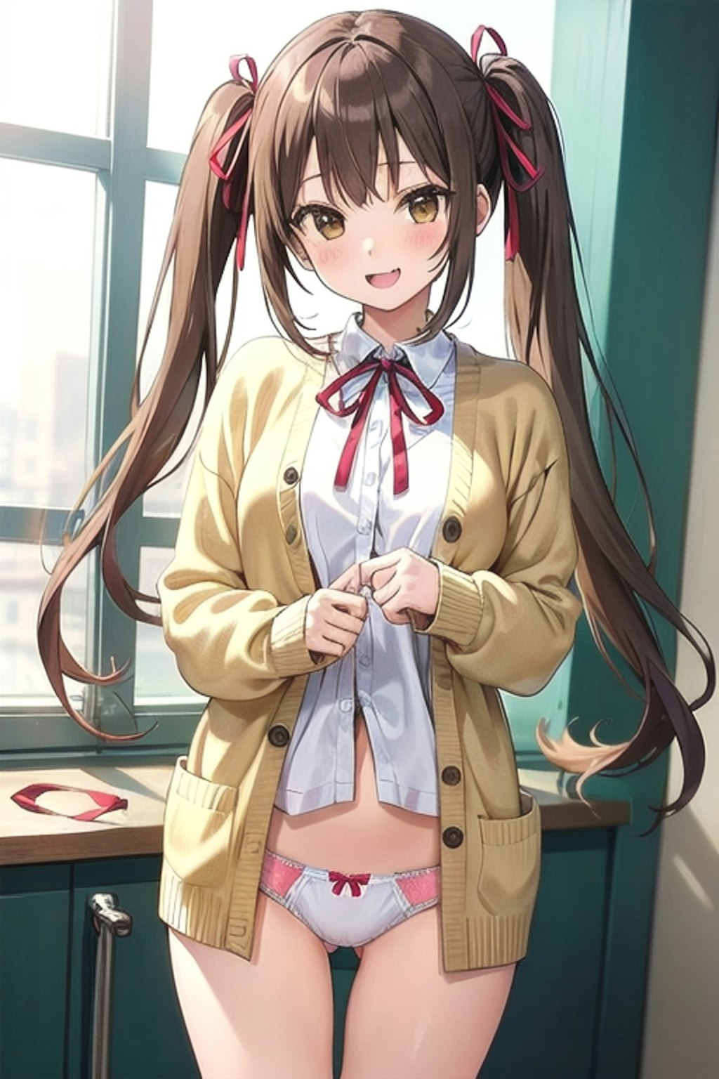 School twintails girl