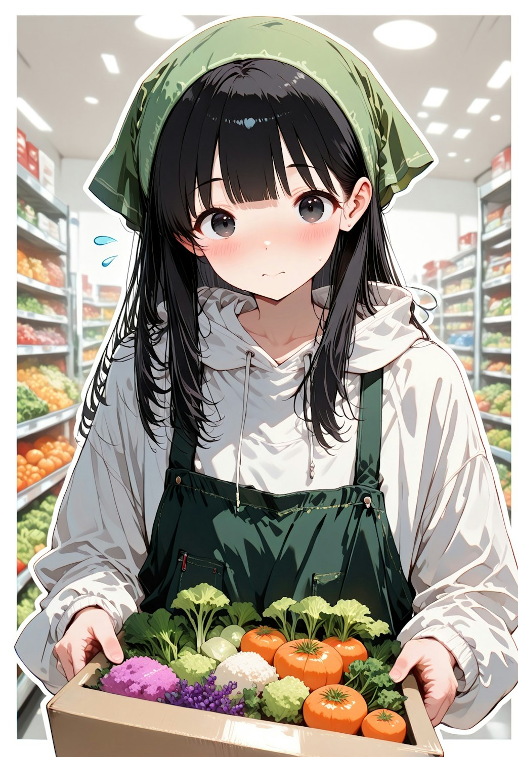 スーパーちちぷいの積極的な売り子さん