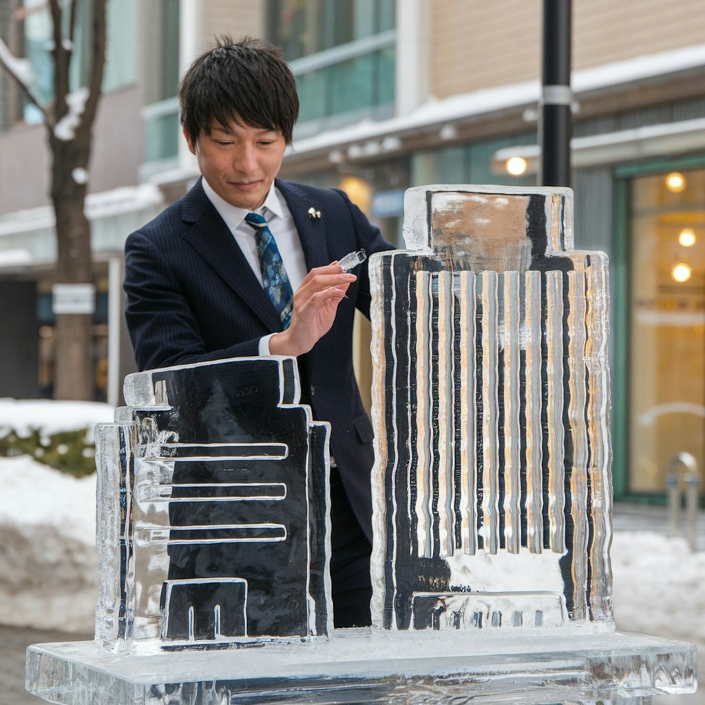 氷の魔術師のサラリーマン