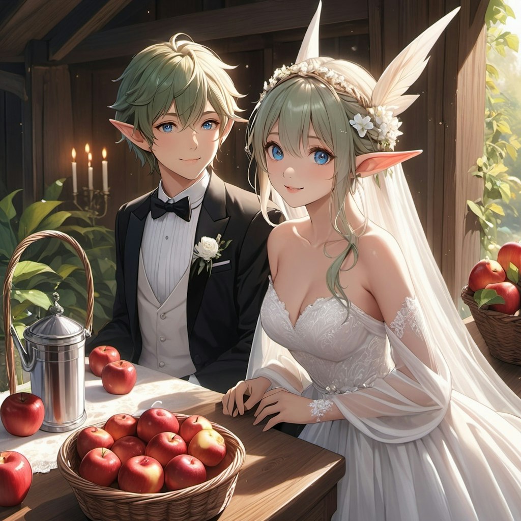 「勇者がエルフにキャラチェンジしたんだが」エルフの結婚式