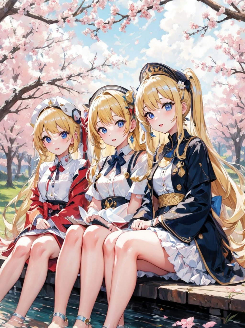 桜と三つ子ちゃん