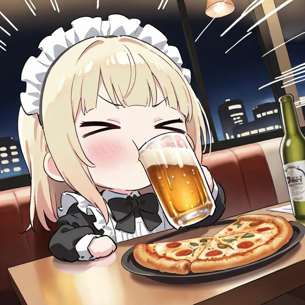 ご く ご く メ イ ド ち ゃ ん