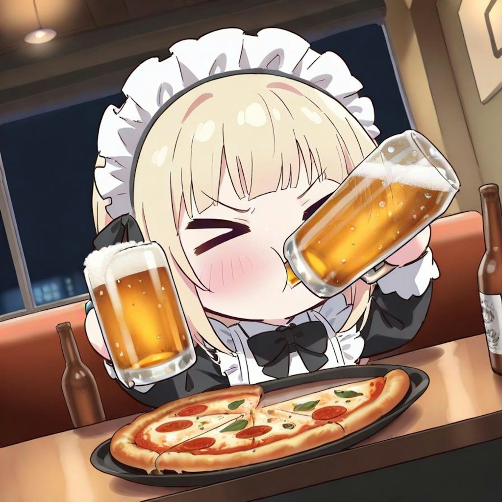ご く ご く メ イ ド ち ゃ ん