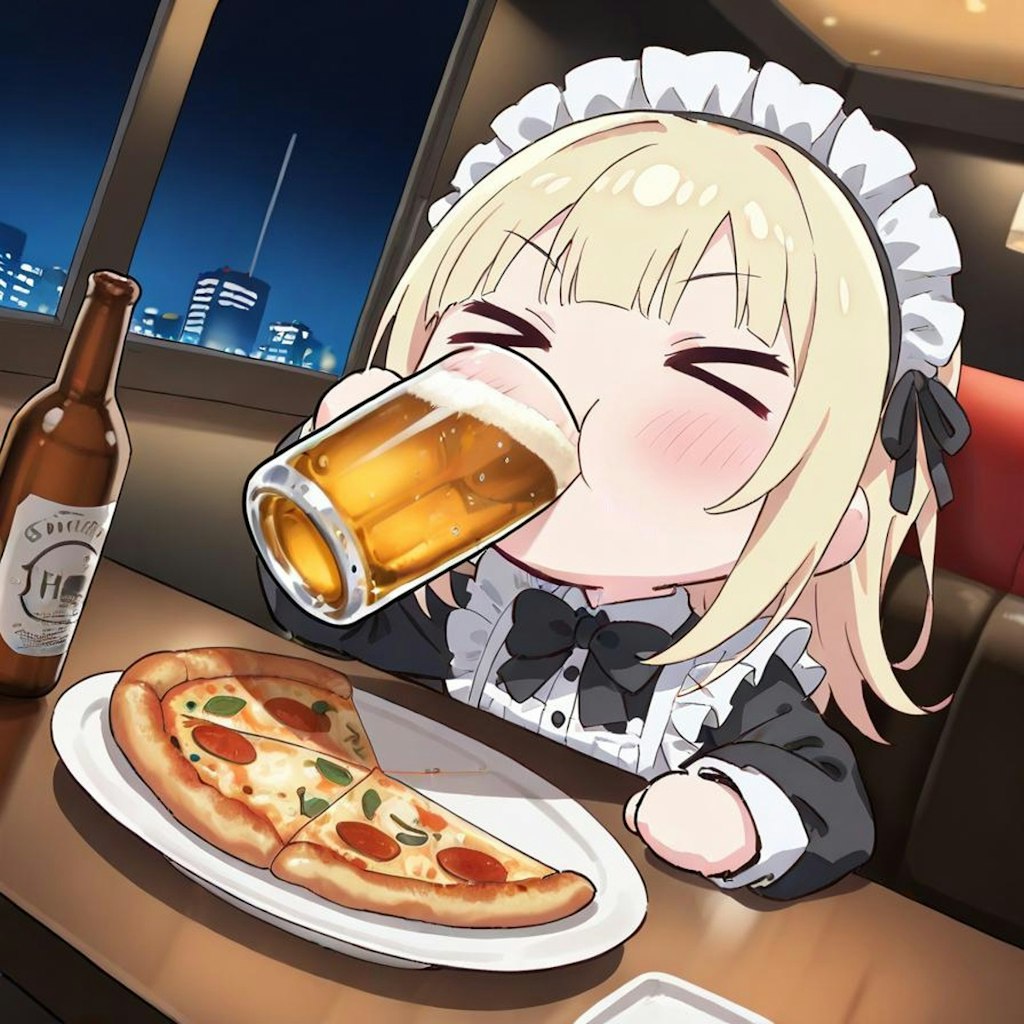 ご く ご く メ イ ド ち ゃ ん