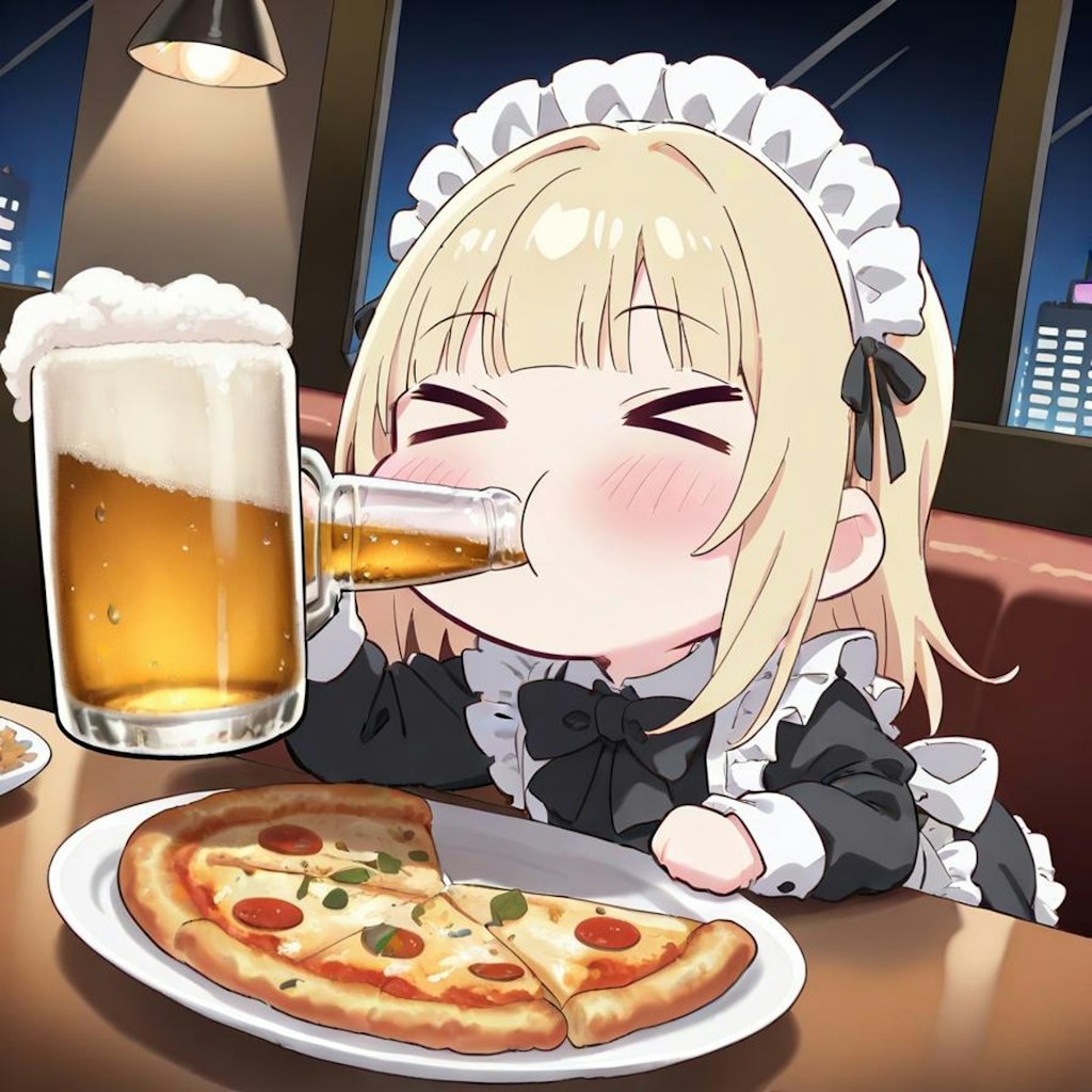 ご く ご く メ イ ド ち ゃ ん