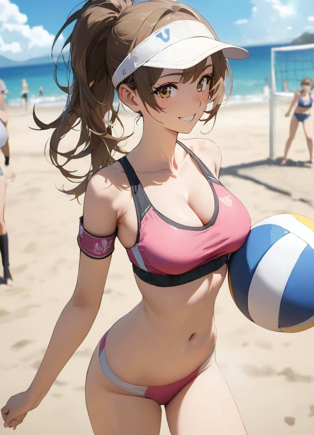 一緒にビーチバレーやろうよ！🏐