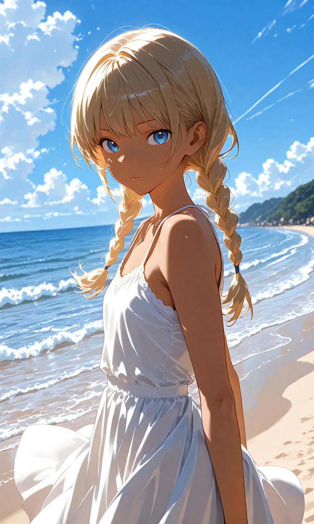 褐色金髪