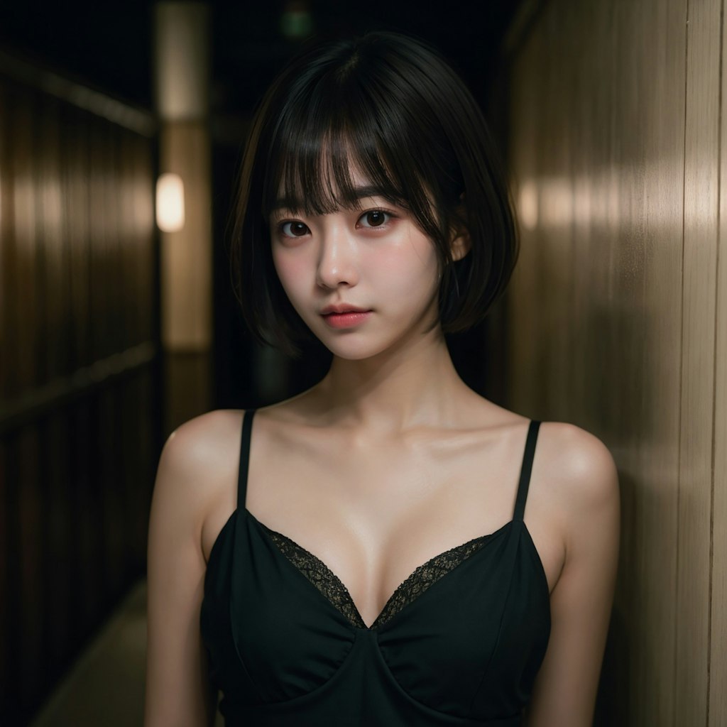 暗い廊下
