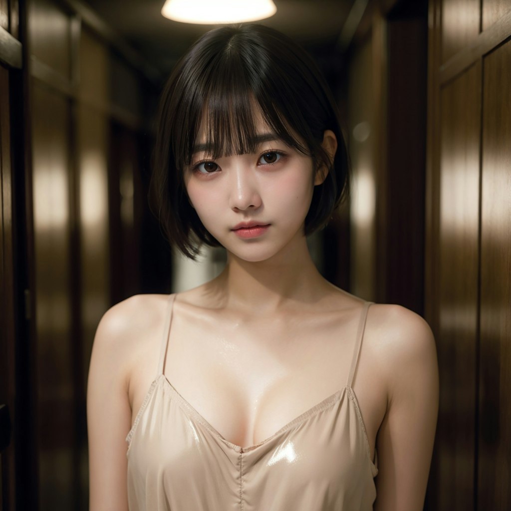 暗い廊下