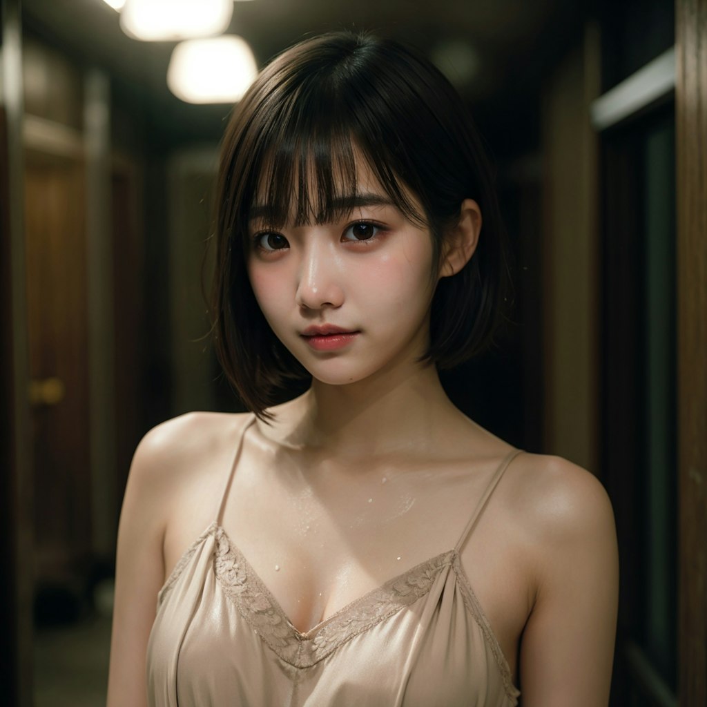 暗い廊下