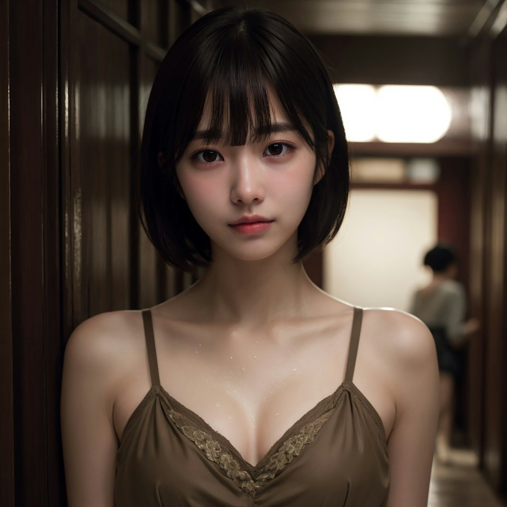 暗い廊下