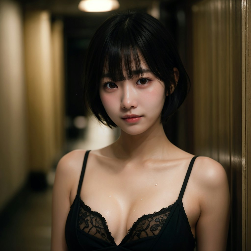 暗い廊下