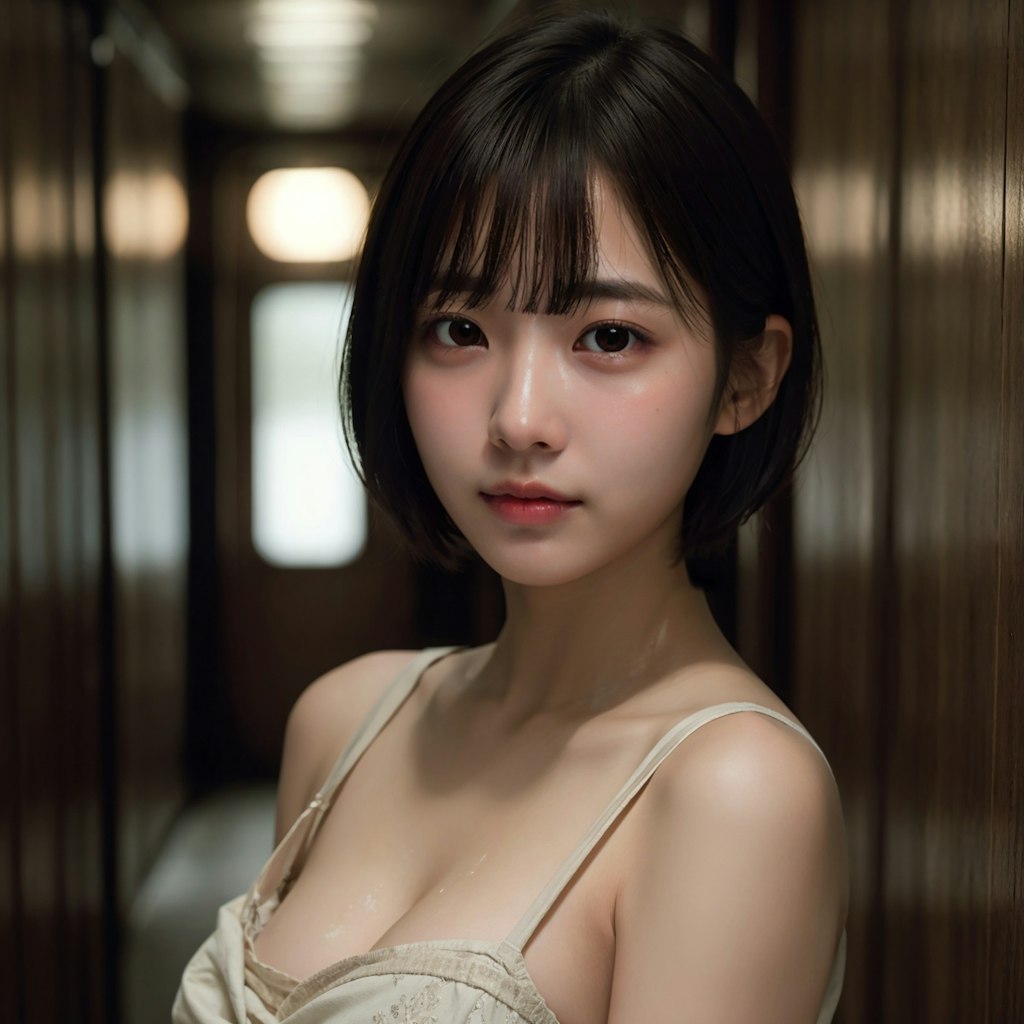 暗い廊下