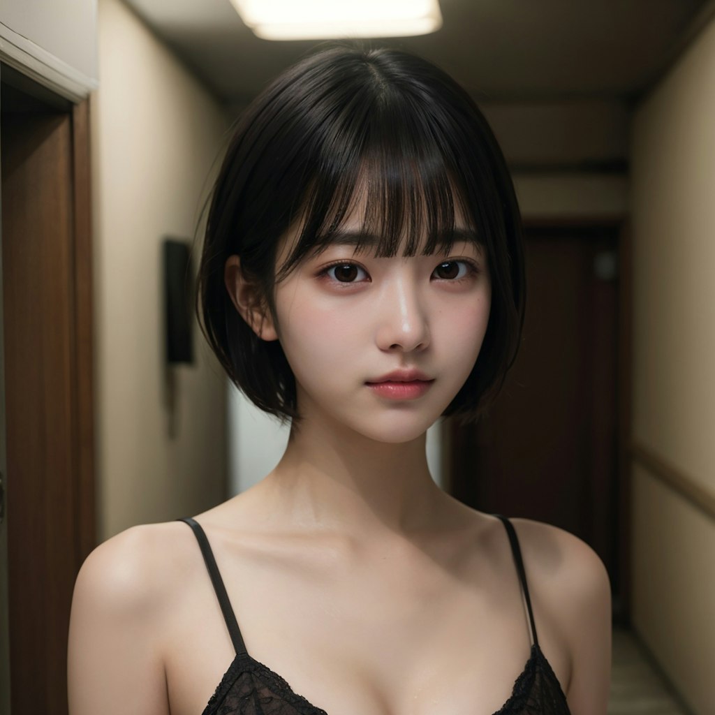 暗い廊下