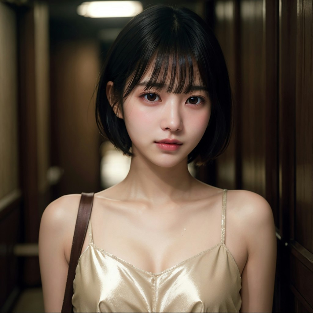 暗い廊下