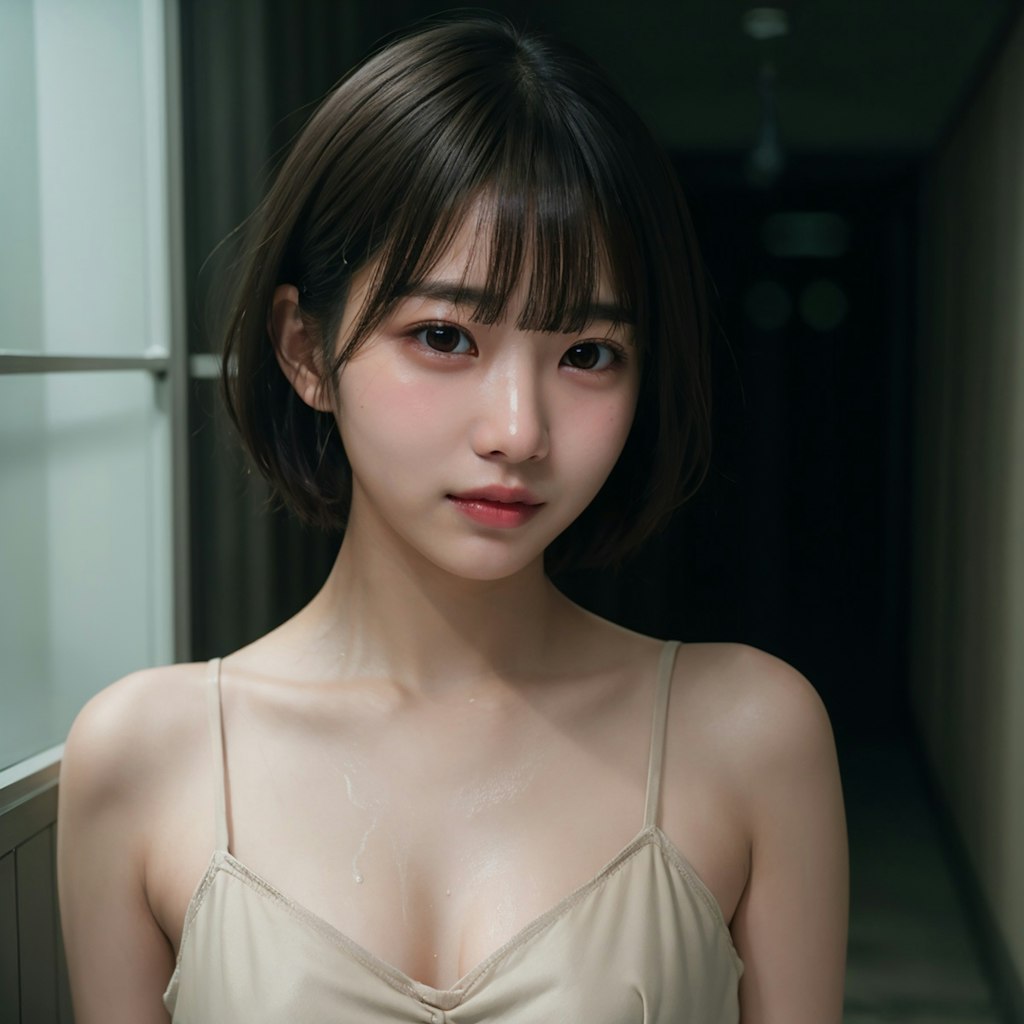 暗い廊下