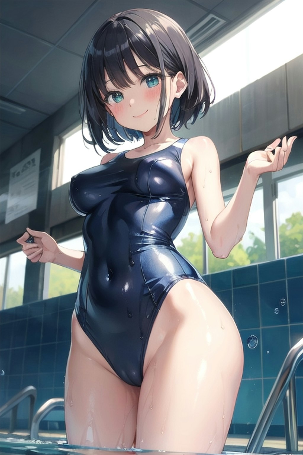 スクール水着のお姉さん