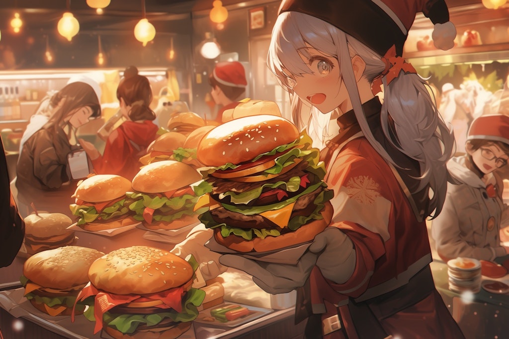 君も、はいどうぞ！！🍔