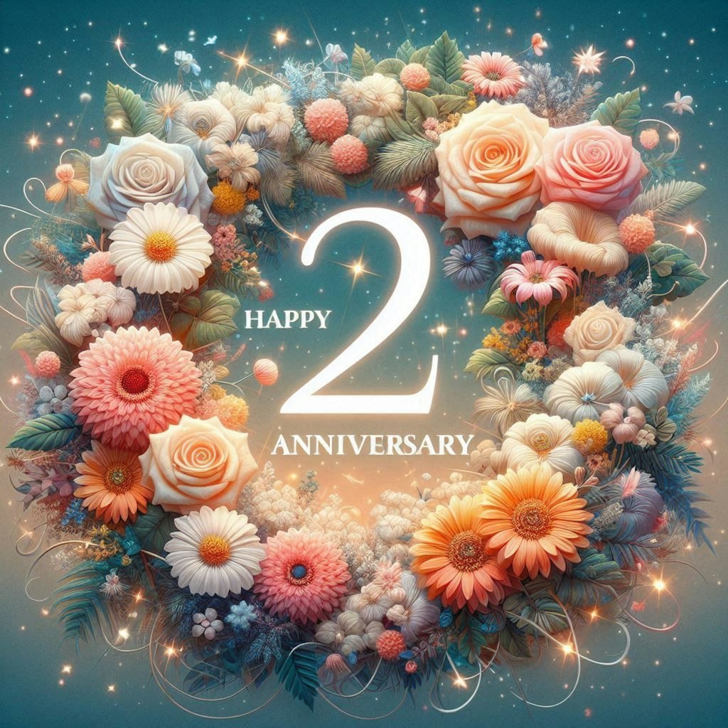 2周年おめでとうございます💐